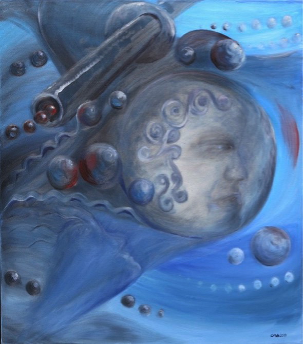 16-Zurück in die Zukunft, 2013, Öl auf Leinwand, 70cmx60cm.JPG