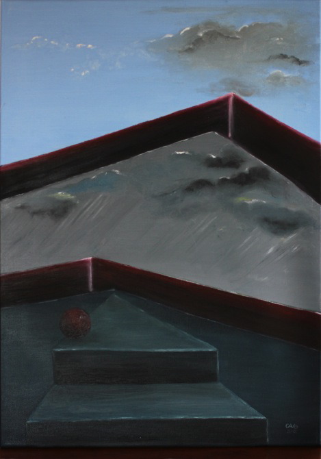 6 Zwei Himmel - 70x50cm - Öl auf Leinwand - 2012.JPG